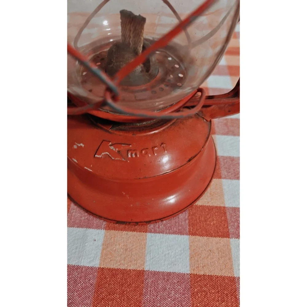 VINTAGE KEROSENE OIL LANTERN DIETZ RED KMART Lantern